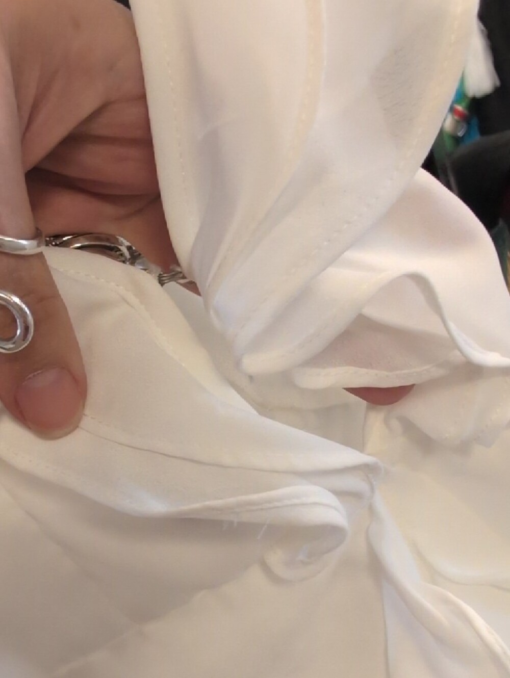 Signature8 White Ruffle Mini Dress - Picture 3 of 12